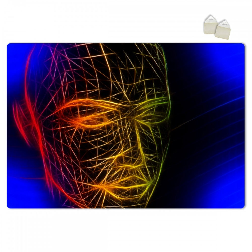 Ledface - estructura poster de pvc forex expandido espesor 3 mm - dimensiones 100x70 cm