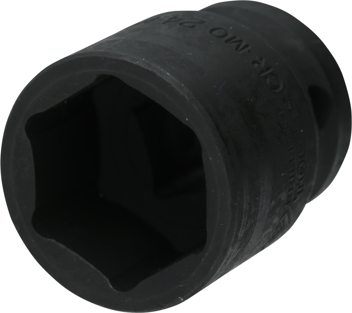 BRILLIANT TOOLS 1/2" Klucz nasadowy udarowy sześciokątny 24 mm krótki - BT022648