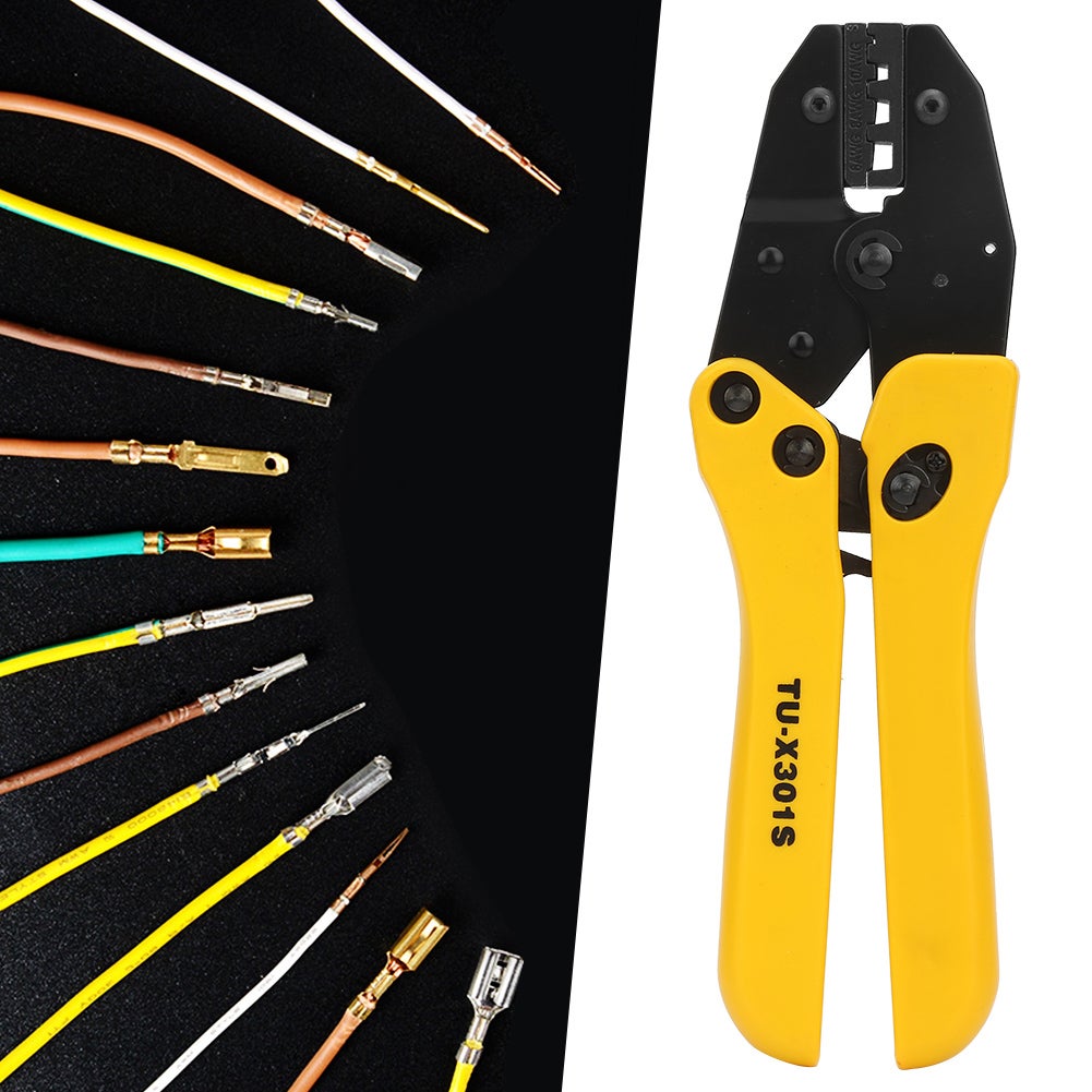 Pince a sertir professionnelle pour cables electriques et terminaux de reseau, Outil de sertissage de fils - 5