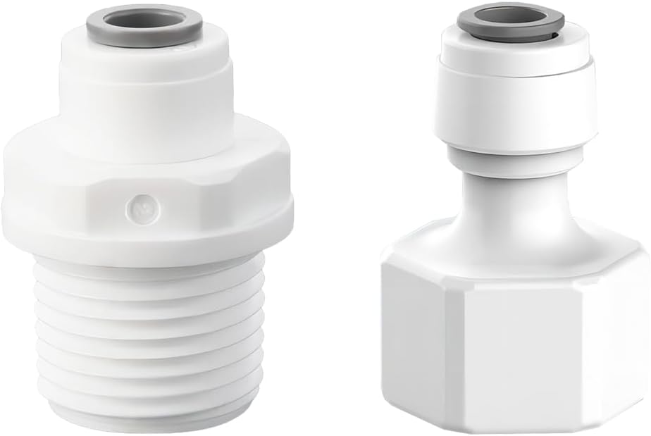 Szybkozłączka do filtra wody, 1/4" do 1/2", 2 sztuki – do filtrowania wody