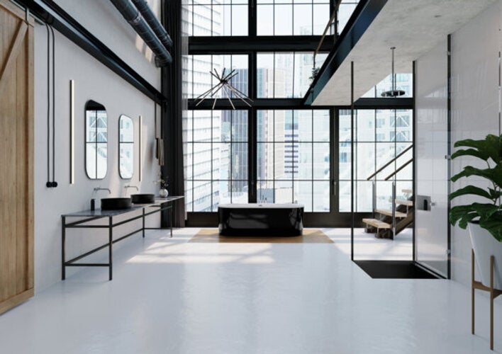 Azulejo de duche KALDEWEI NEXSYS, ao nível do chão, 90x120 cm, 411846300666, Cor: Cool Grey 80 - 4