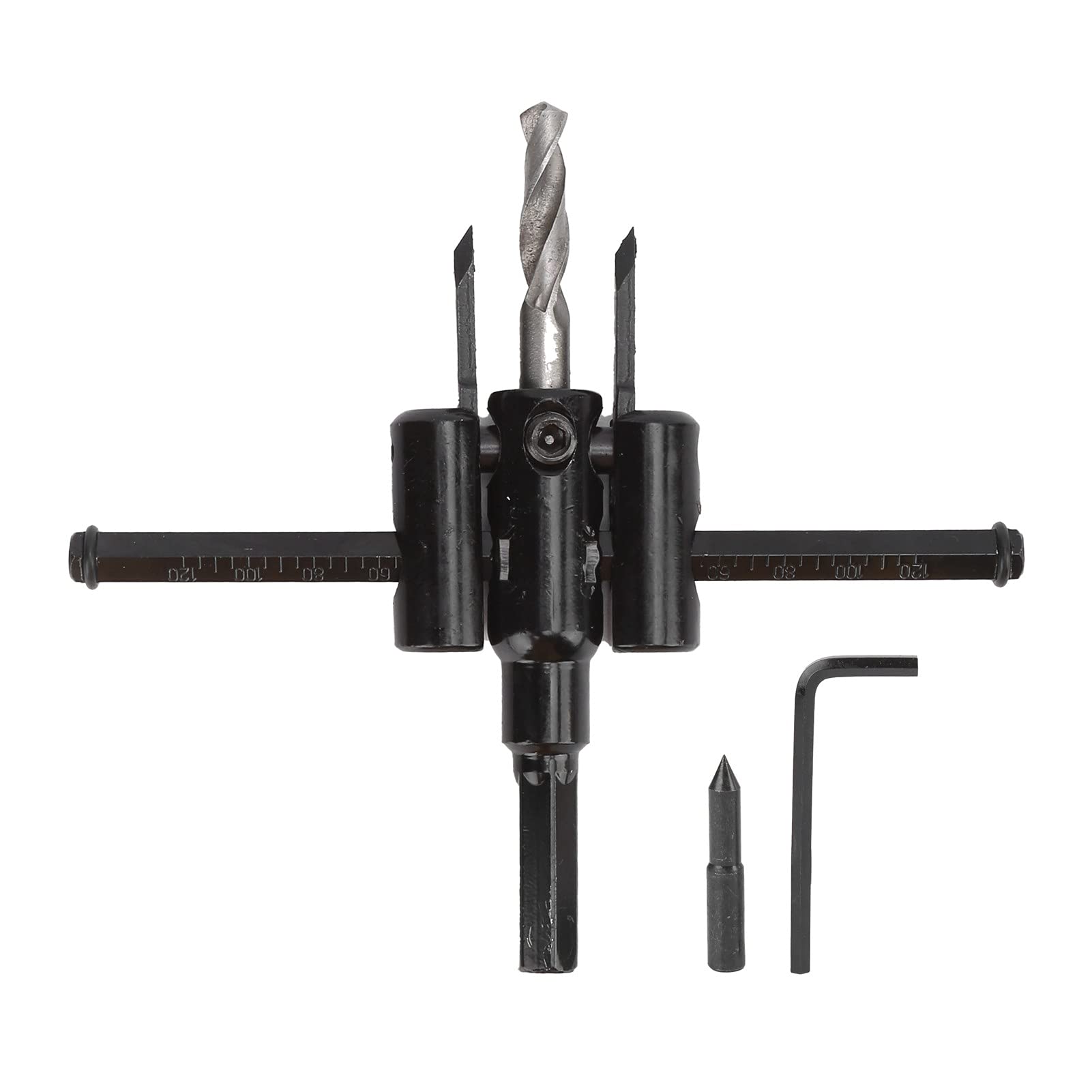 Ouvre-trou réglable en acier de type aéronautique avec tige graduée Clé ...