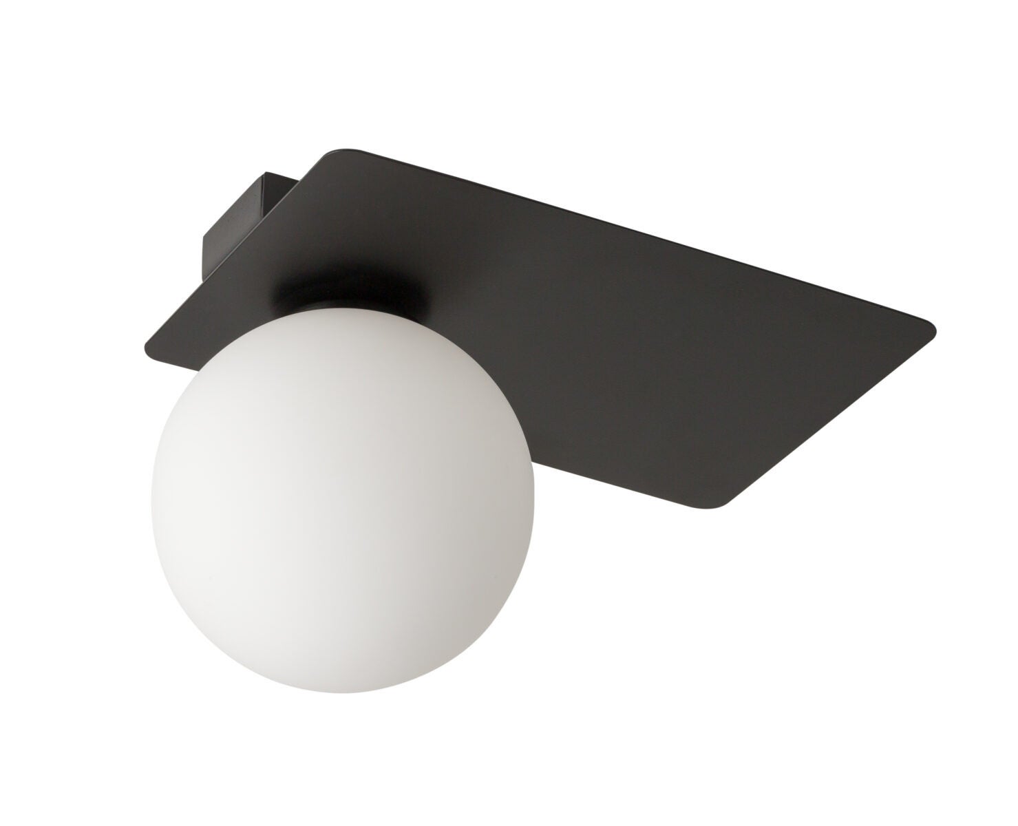 Lampa sufitowa wisząca Argon czarno-biała 1xG9x12W dekoracyjna wym: 19 x 25 x 17 cm metal SIGMA