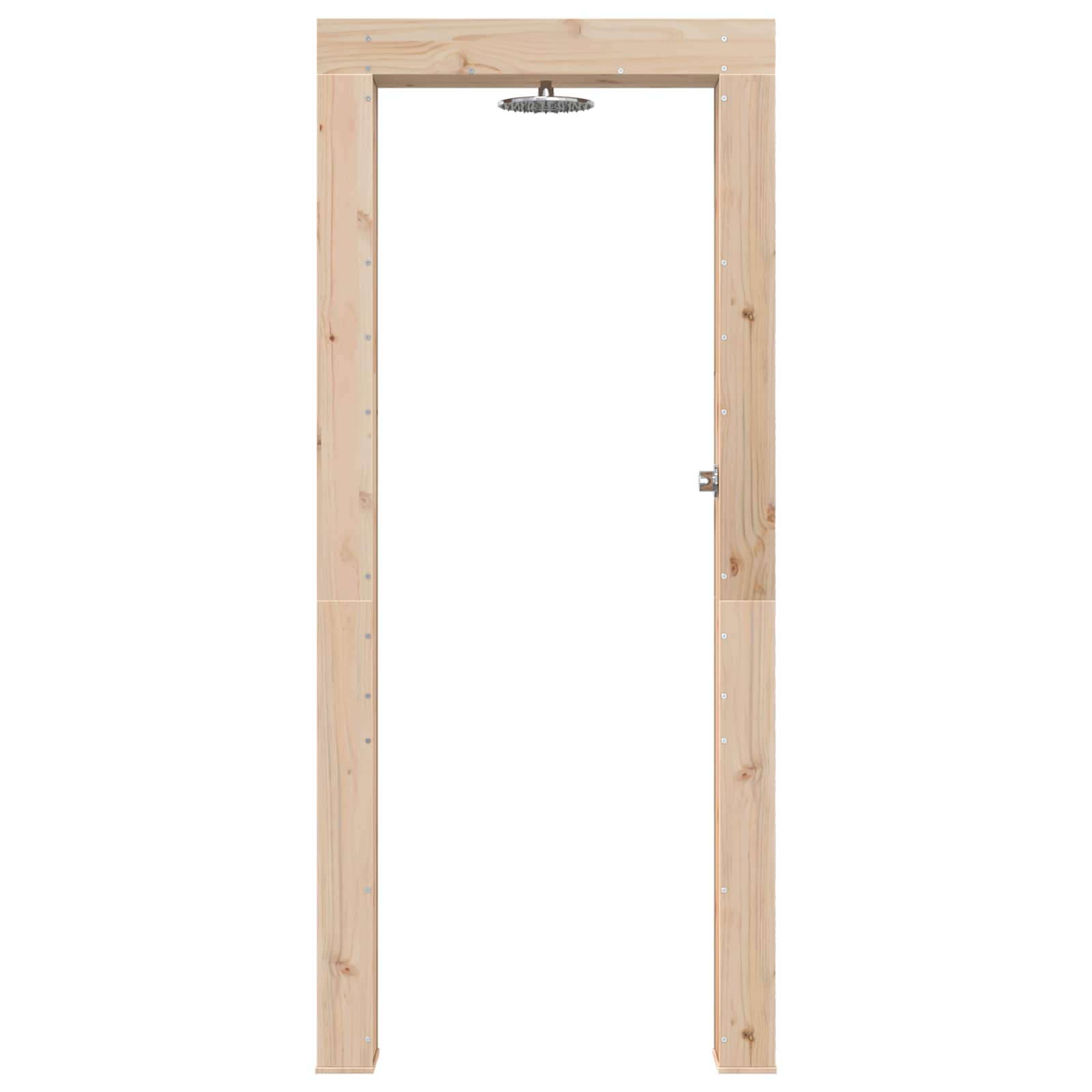 vidaXL Douche d'extérieur 226 cm Naturel - 4