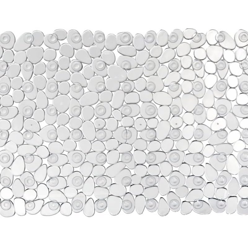 Mata łazienkowa Paradise, przezroczysta, antypoślizgowa, z przyssawkami, przezroczysta, antypoślizgowa mata łazienkowa w kształcie kamyków