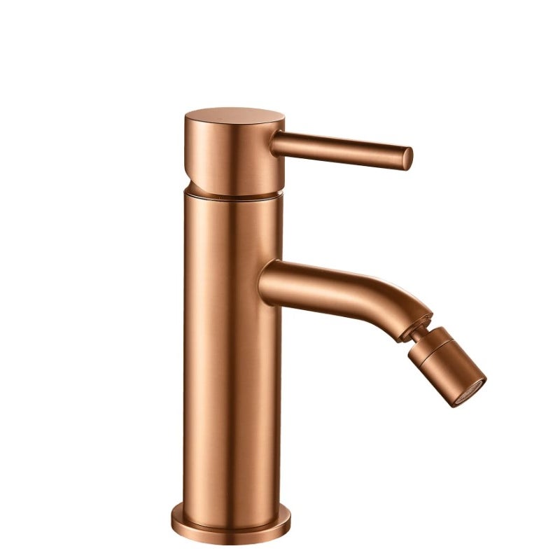 Bateria bidetowa Rea Lungo Miedź Szczotkowana