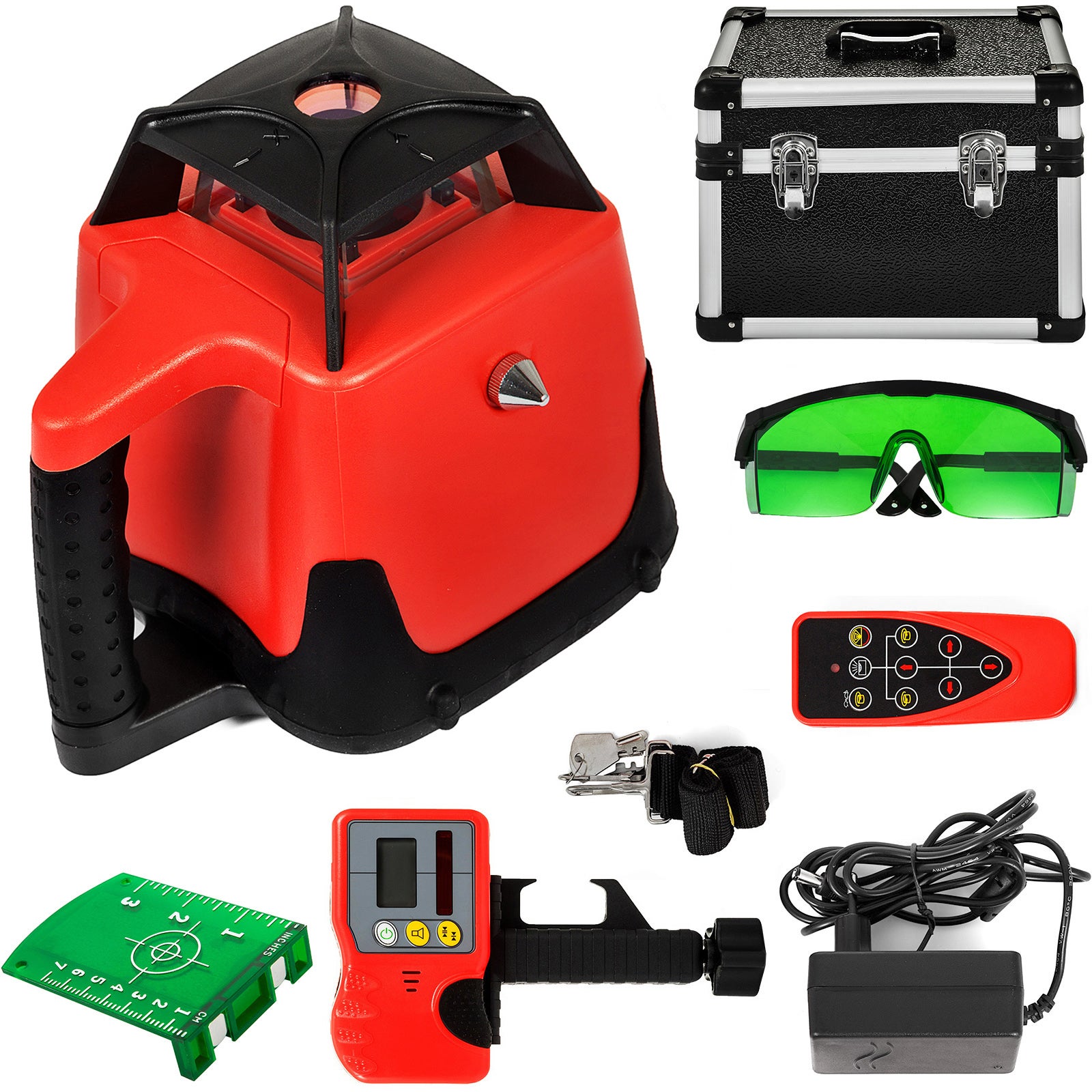 Niveau Laser Rotatif NWI – Faisceau Vert – Auto-nivelant – Avec Télécommande Et Batterie Rechargeable – Neuf
