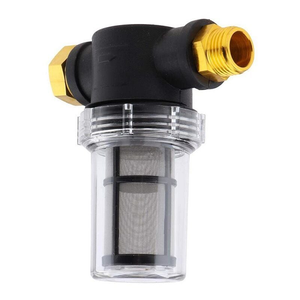 5 PCS Filtre De Tuyau D'Arrosage Acier Inoxydable Double Couche - Protection Pompe Aspiration