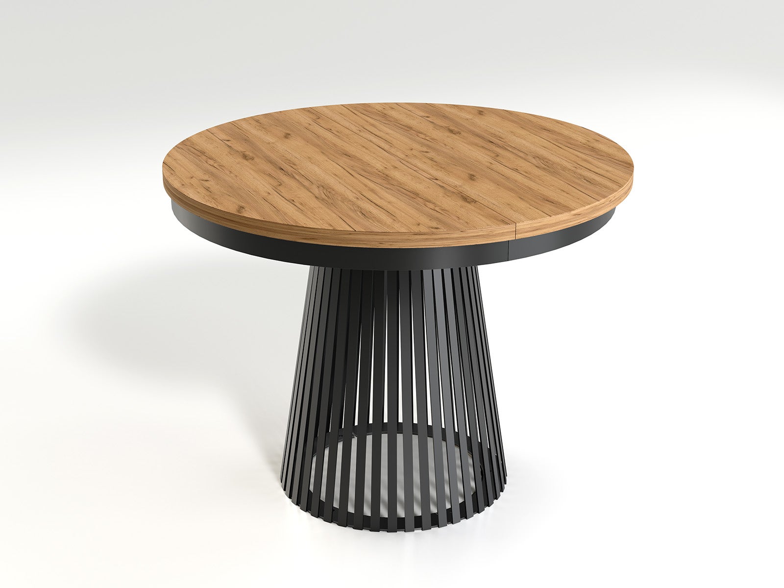 MINIO go for it, Stół rozkładany GORI w kolorze dąb craft złoty/czarny