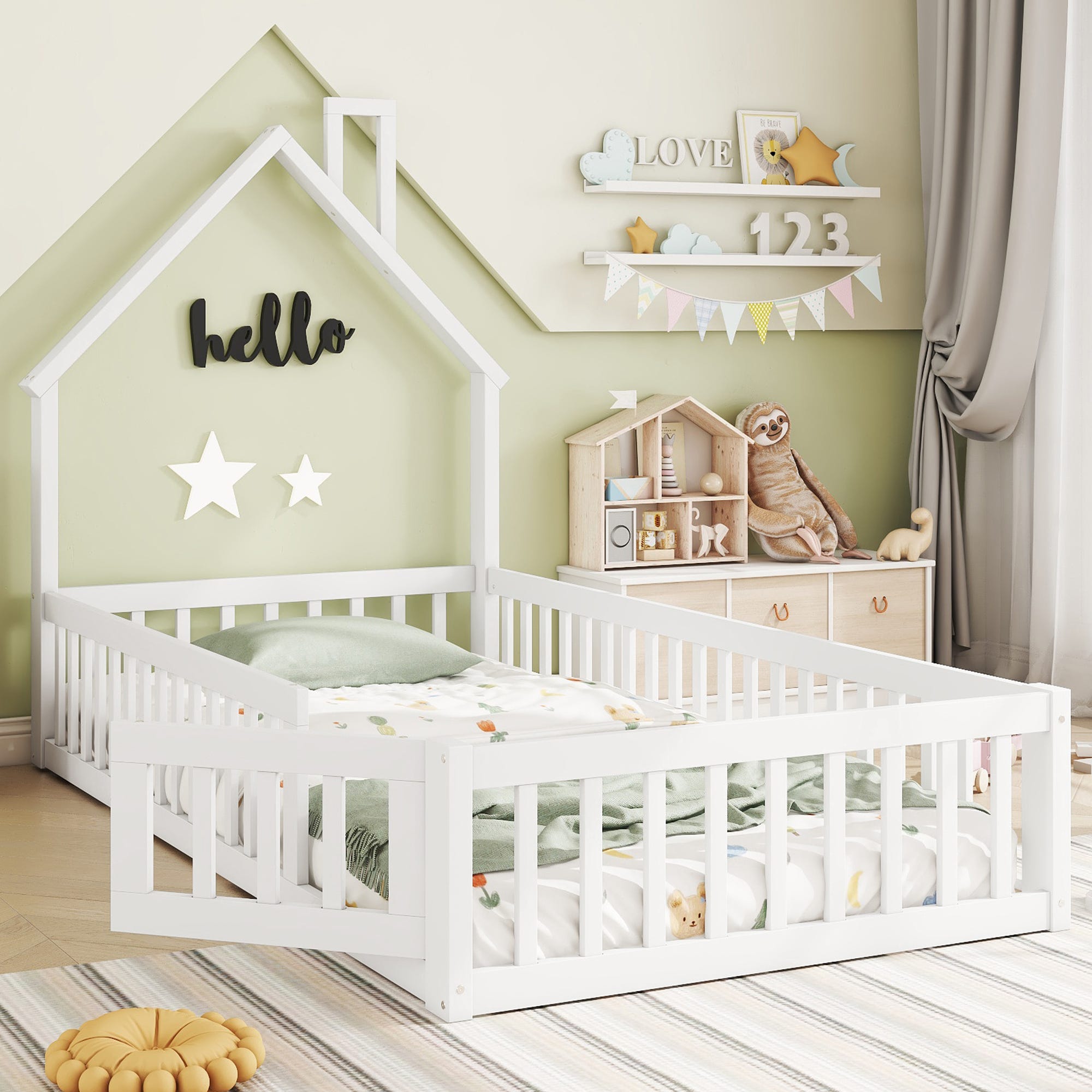 Letto Per Adulti, Lettino Per Bambini, Con Rete A Doghe E Testiera Velluto 83187145 Letto Per Adulti, Lettino Per Bambini, Con Rete A Doghe E Testiera Velluto 83187145