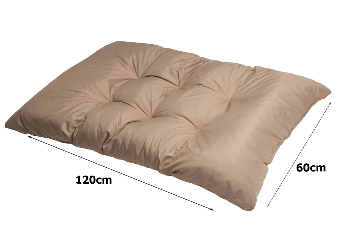 Set coussins pour palettes 120x60 avec dossier 120x50 beige – coussins canapé extérieur, matelas de palettes pour terrasse et jardin - 8