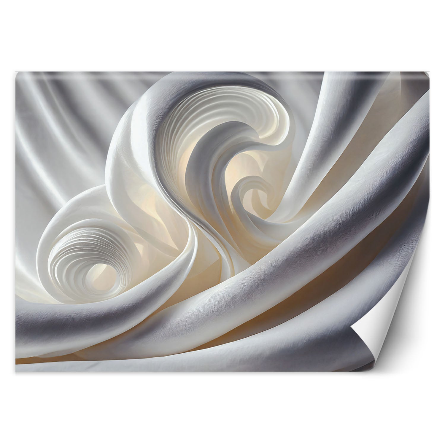 Fototapeta, Biała abstrakcja 3D 300x210