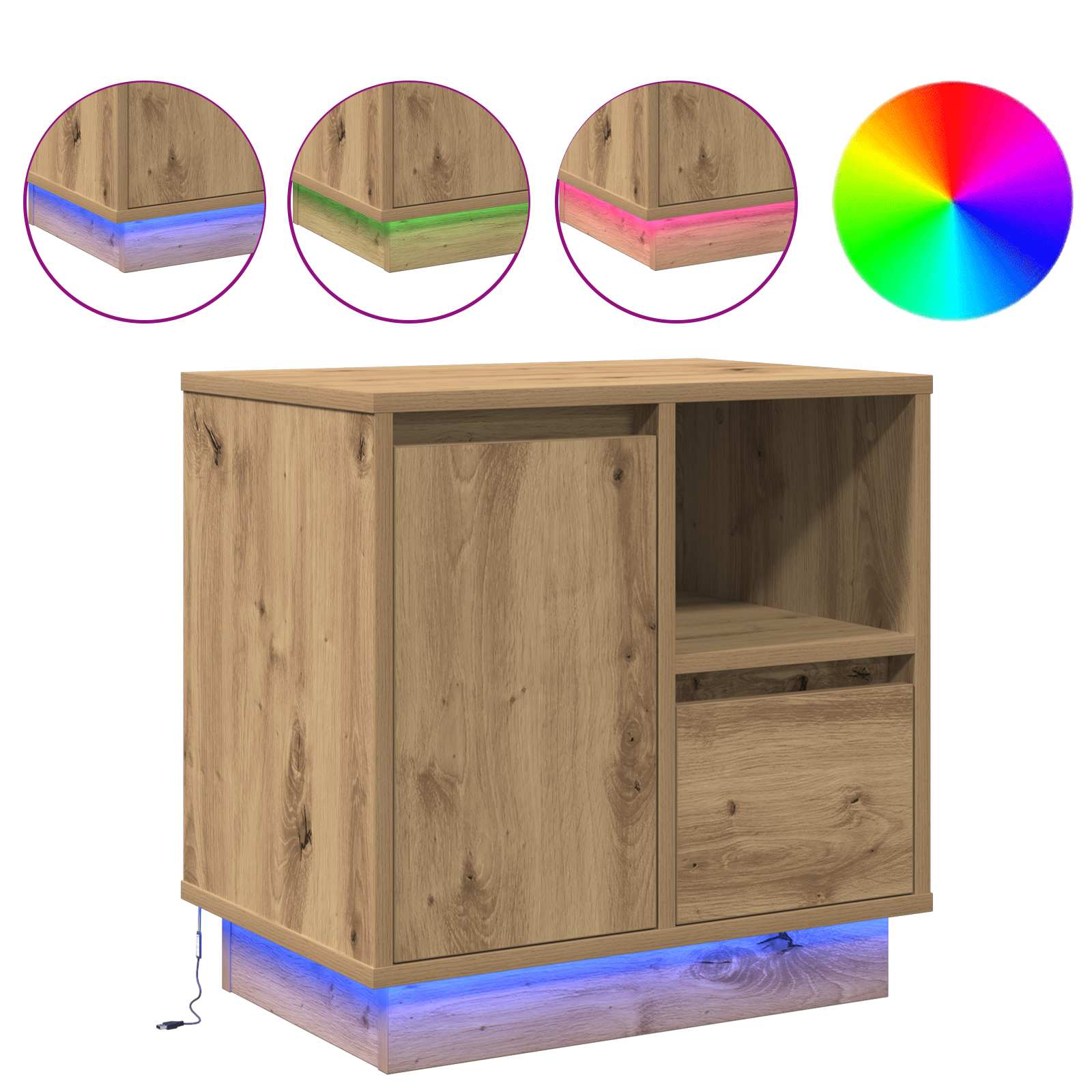 Meuble de Rangement Chêne Clair Meuble de Rangement Chêne Clair