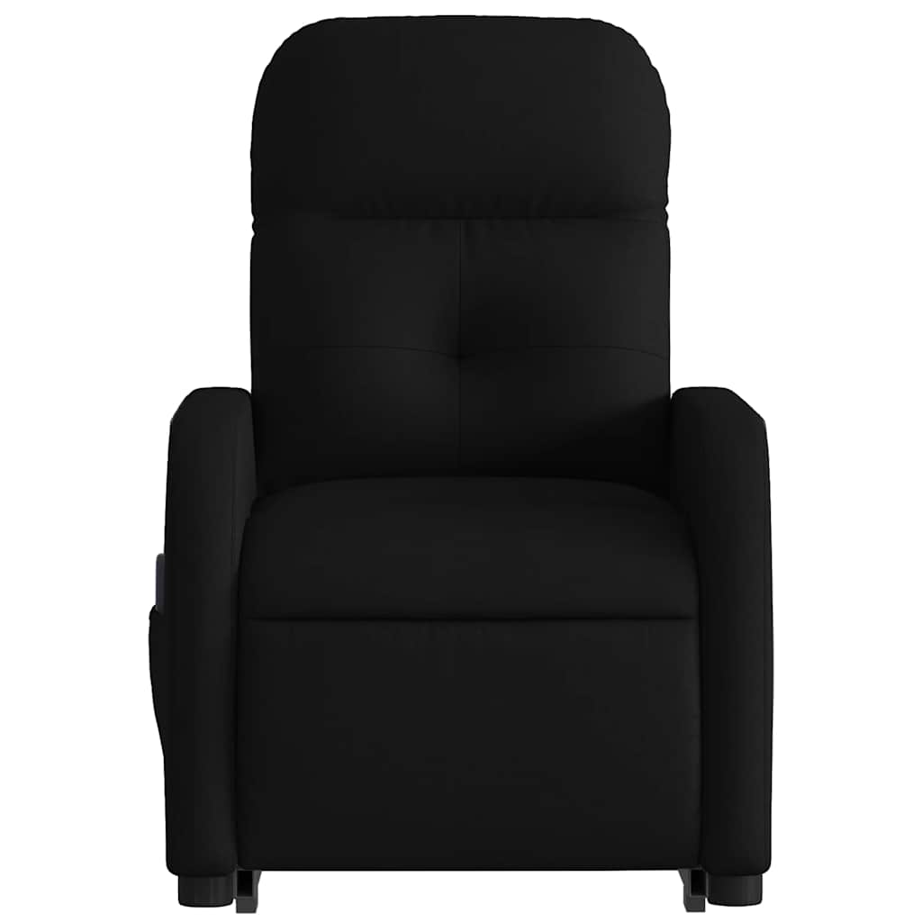 Fauteuil de massage inclinable Noir Tissu - 9