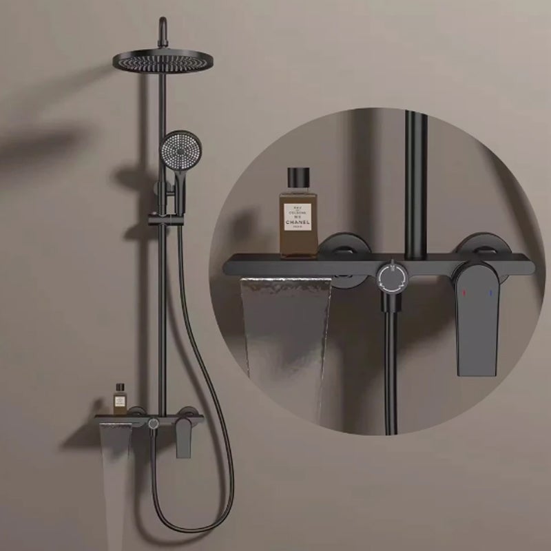 Pommeau de douche à effet pluie, joint à rotule, adaptateur de rotule G 1/2, réglable, tête pivotante, adaptateur d'angle de douche, raccord de douche universel, pour pommeau de douche