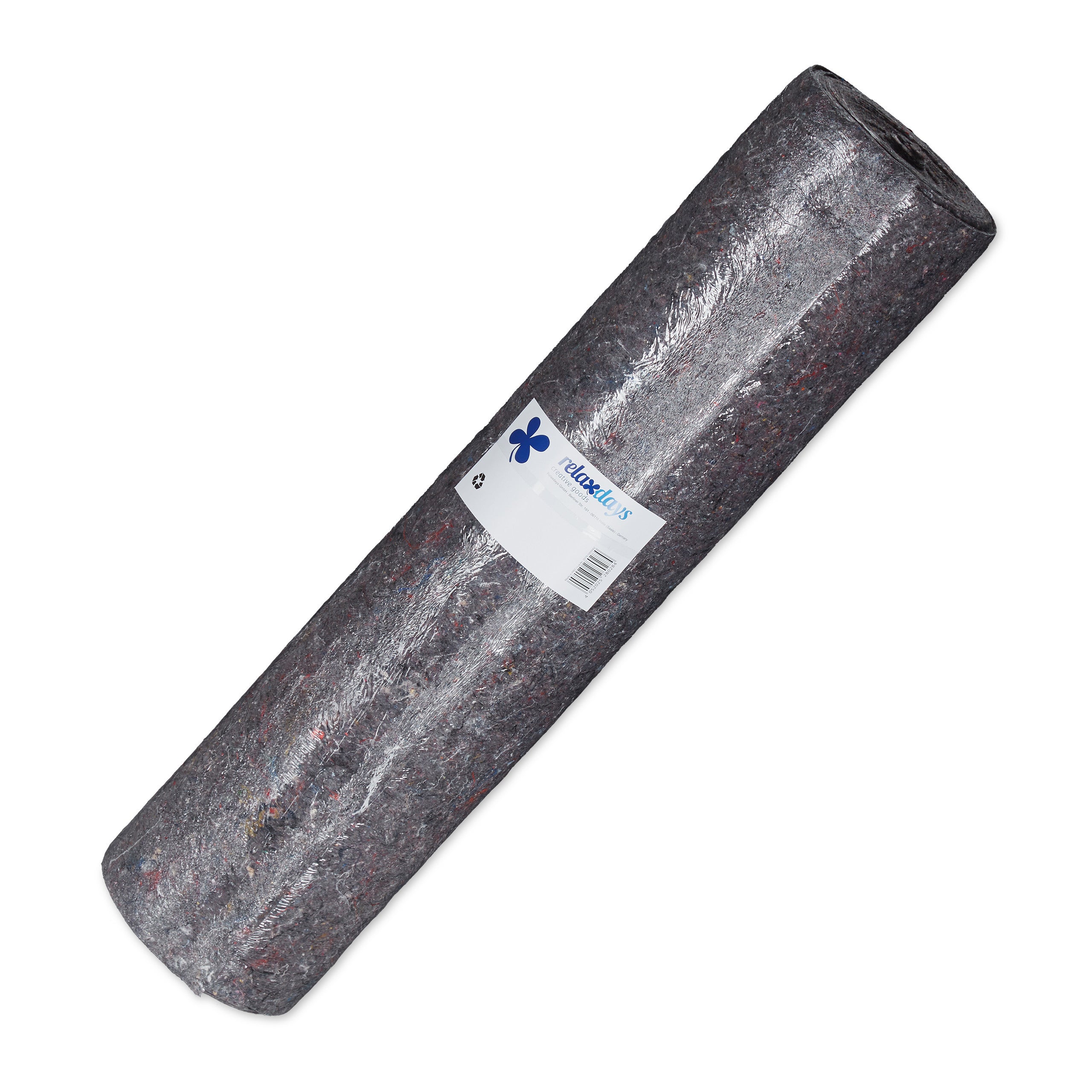 Feutre de protection pour peinture en rouleau, 1 x 50 m (50 m²), antidérapant et déperlant, 200 g/m², peinture et déménagement, gris, Relaxdays - 6