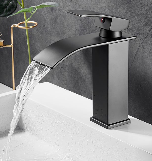 Monomando Grifo Bañera Ikea Grifo Cascada Negro Cascada