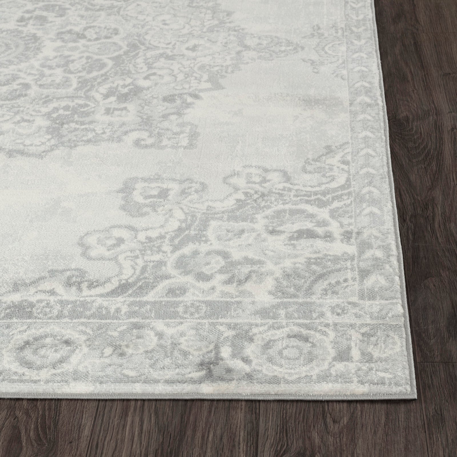 LIVABLISS Tapete Vintage Oriental Cinza/Marfim 160x220 cm Lola - 4