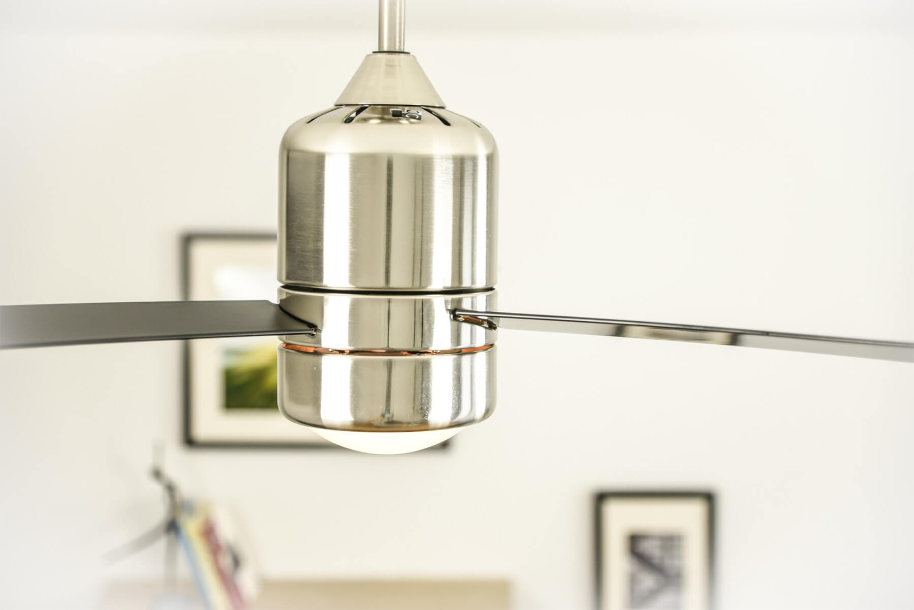 Ventilateur de plafond Loft Noir avec lumière - 3