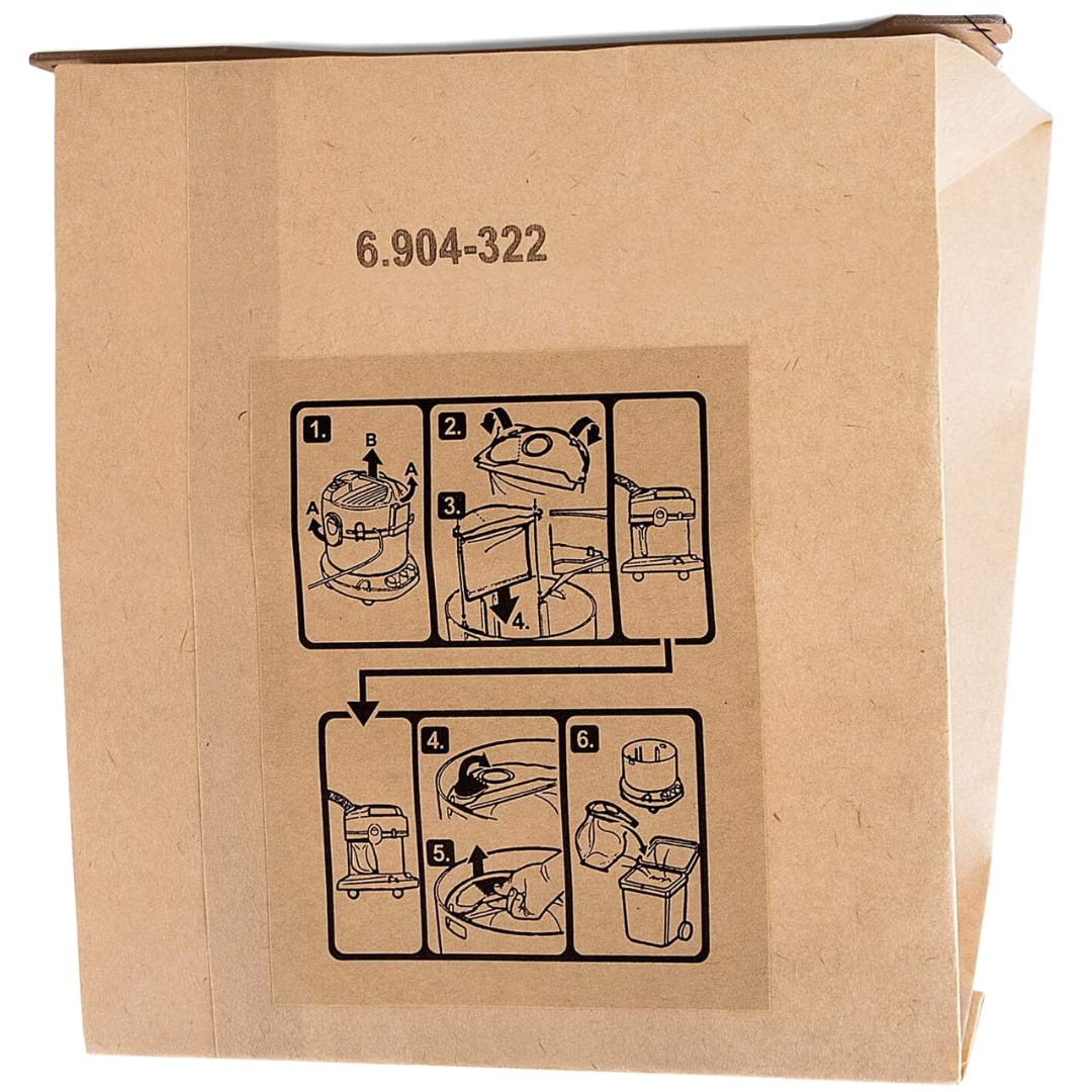 Lot 10 Sacs aspirateur pour Karcher WD2 MV2 A2000 A2003 A2064 A2099 Sacs poussière remplacement 6.904.-322 - 4