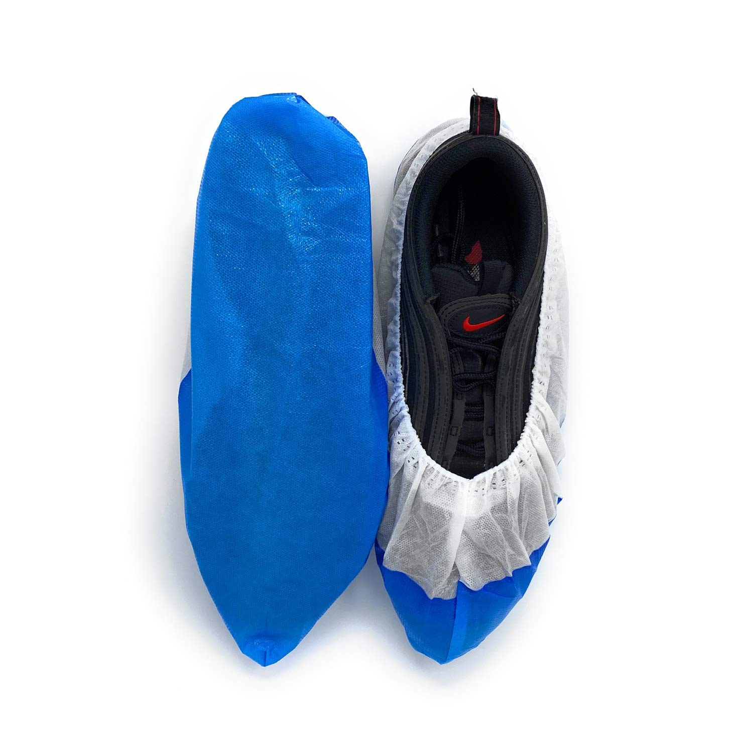 50 pcs Couvre-chaussures jetables imperméables antidérapants à haute résistance - 3