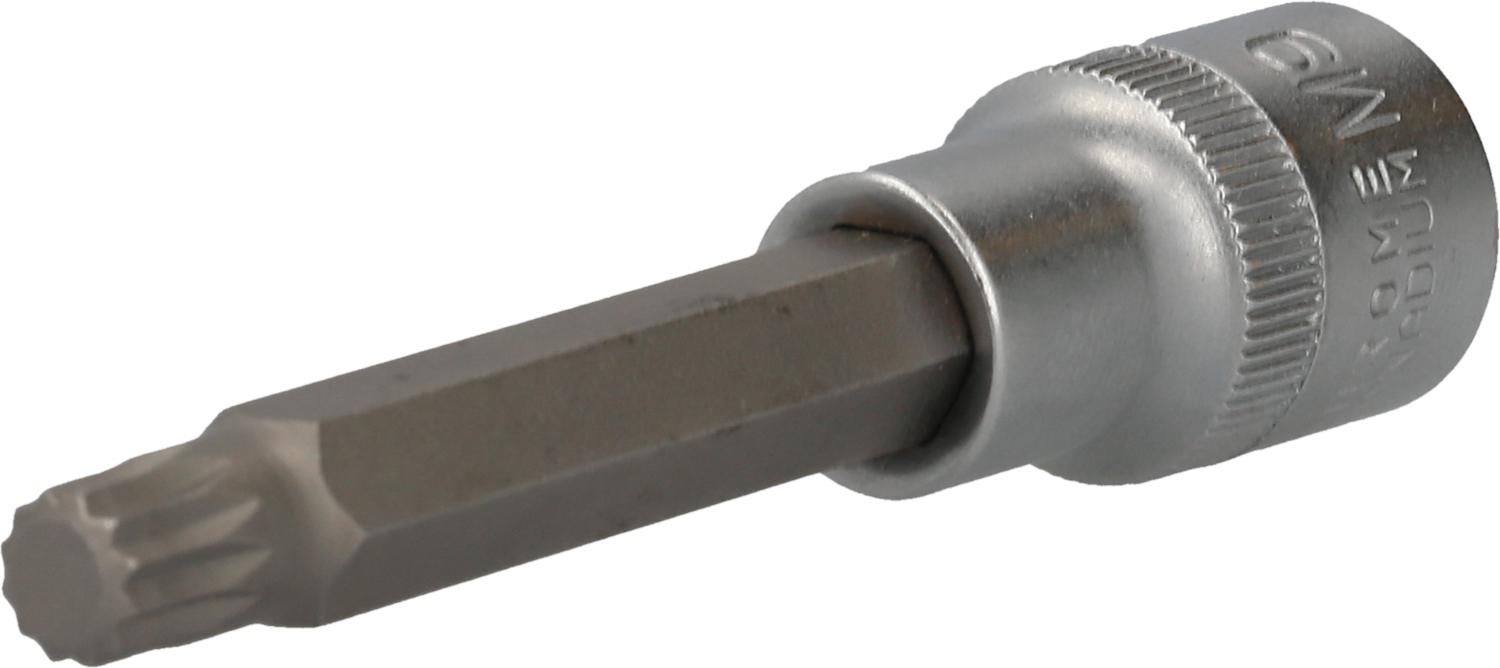 BRILLIANT TOOLS 1/2" nasadka do bitów wielowypustowych 100 mm długości M9 - BT022943