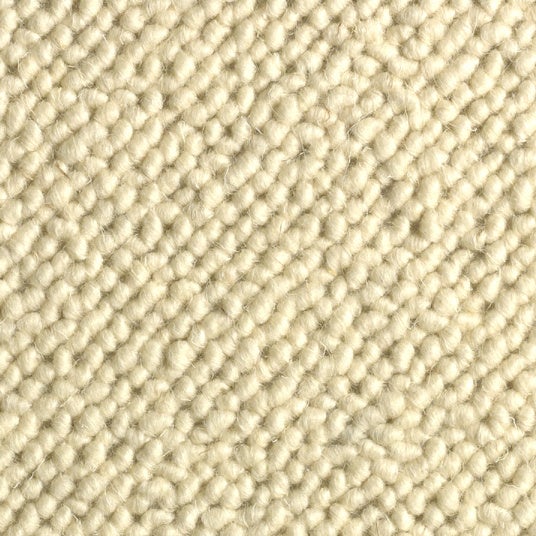 Moquette pure laine vierge bouclée - Latoon - Ecru - Rouleau de 4m x 15m - 5