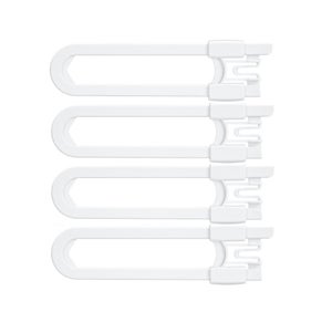 Lot De 6 Bloc Placard Bébé Réutilisables En Forme De U - Sécurité Enfant Pour Tiroirs, Portes Et Frigo