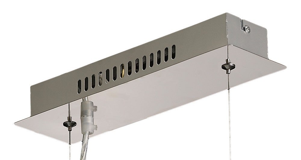 Suspension Cosmic Bar 5 Ampoules chrome poli/verre/cristal - 4