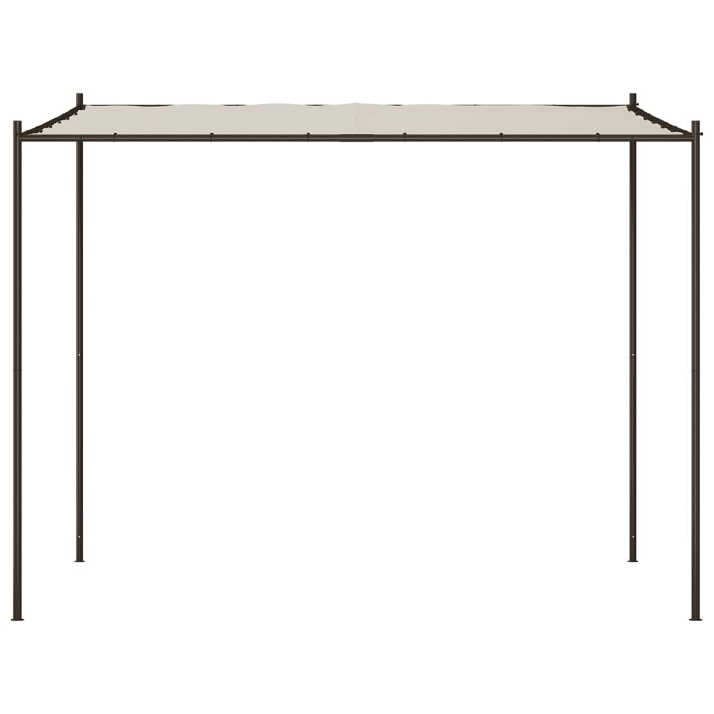 Tonnelle de jardin blanc 3x3 m 180 g/m² tissu et acier CFW445730 - 3