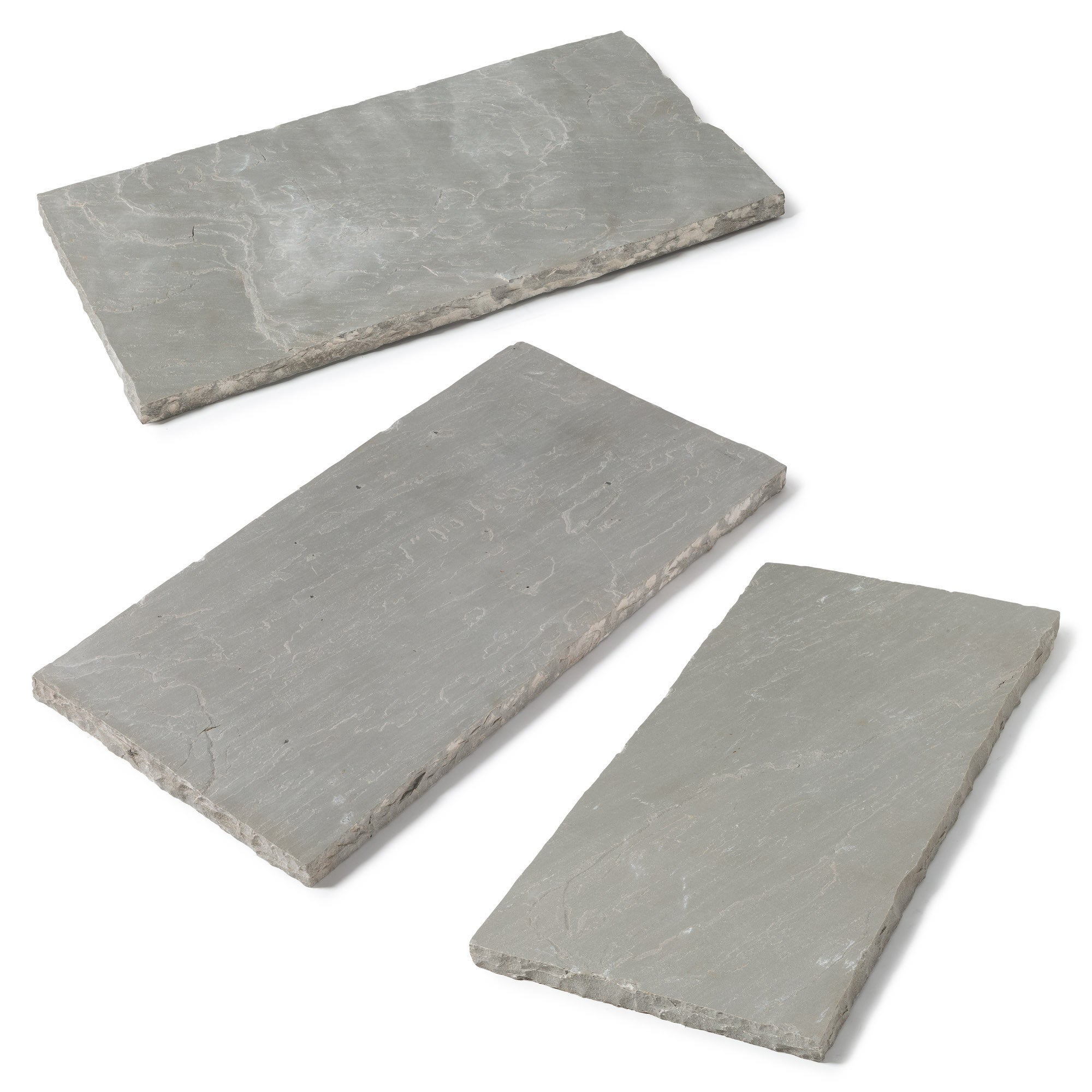Pas japonais Rectangle Grès Kandla Gris 100x50x4 cm (à l'unité) - RO'MA NATURE - 4