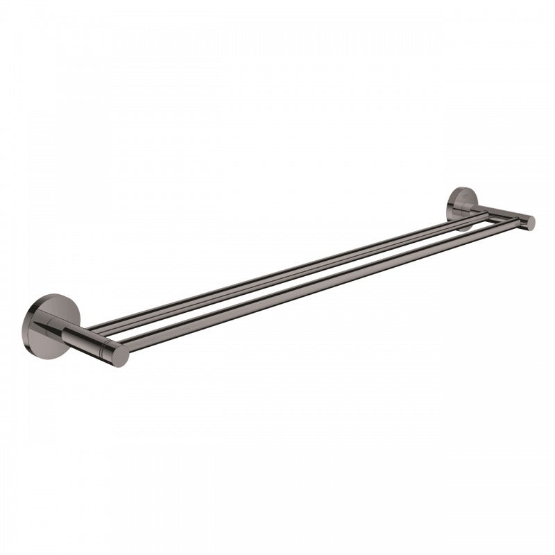 Suport prosop Grohe 40802A01, Essentials, pe perete, 654 mm, metal, lucios, grafit