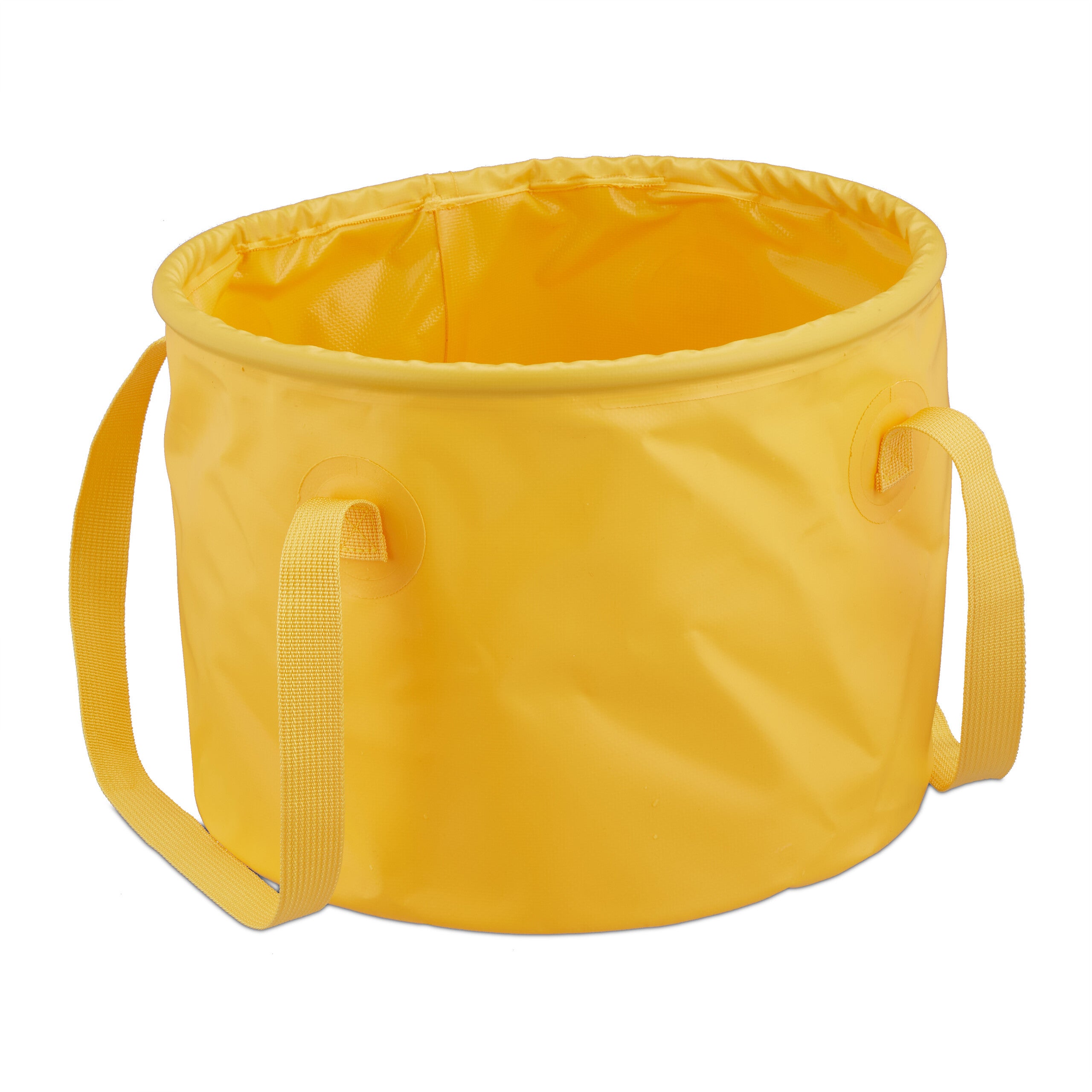 Seau pliable avec poignée pour camping et pêche on