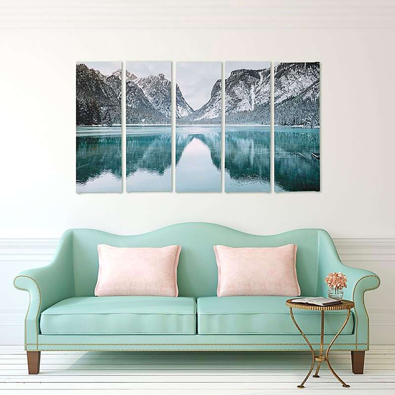 Tableau paysage de montagne - 300 x 140 cm - 4