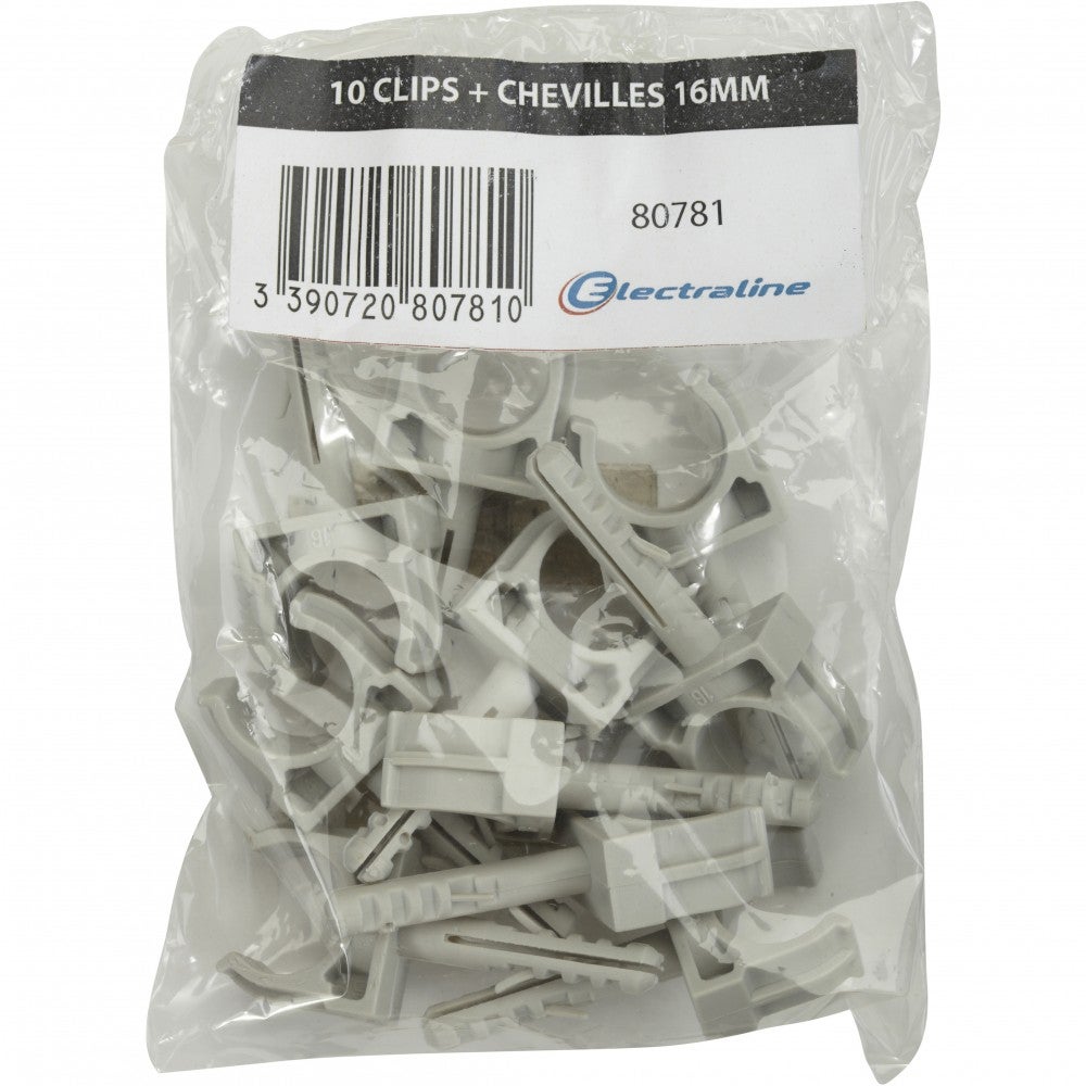 Set di 10 clip e pioli, Diam.16, L.60 mm - 3