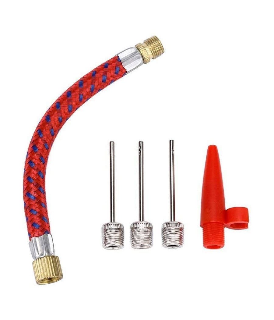 Kit Gonfiaggio Per Compressore Gonfia Aria Ago Spillo Per Palloni Palla Calcio e Kit Gonfiaggio Per Compressore Gonfia Aria Ago Spillo Per Palloni Palla Calcio e