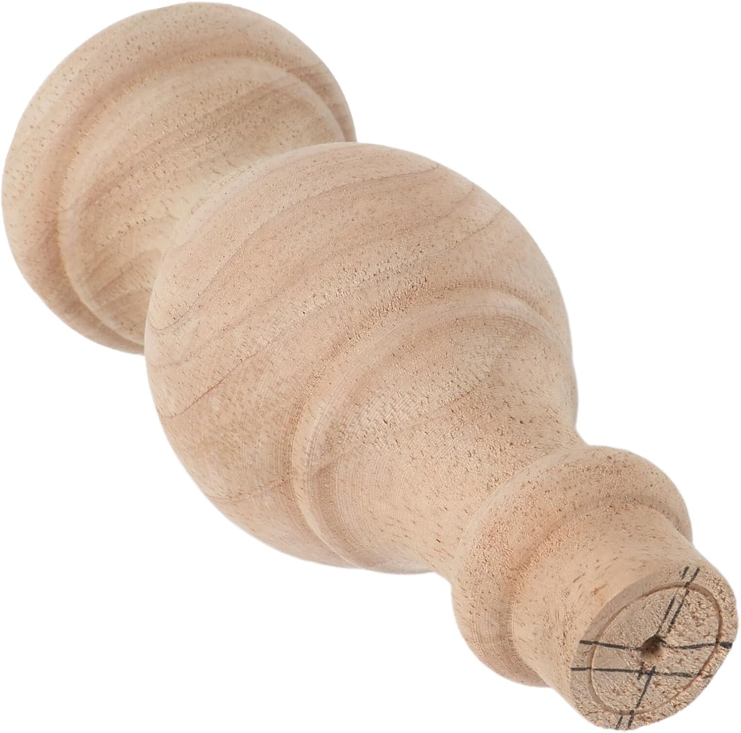 Picioare de canapea din lemn brut de 15 cm, picioare rotunde decorative pentru mobilă în stil francez și înălțimi robuste pentru canapea