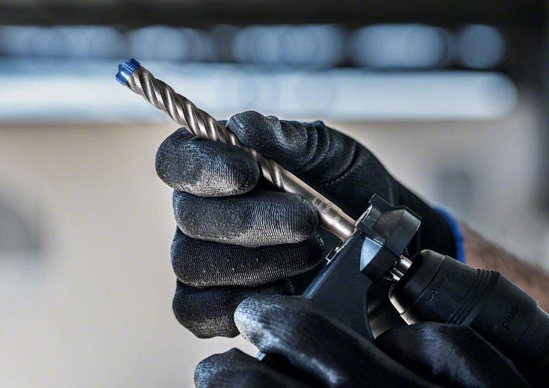 Foret béton 4 taillants sds-plus 7x expert bosch 8x100x165 mm - 2608900088 - 5