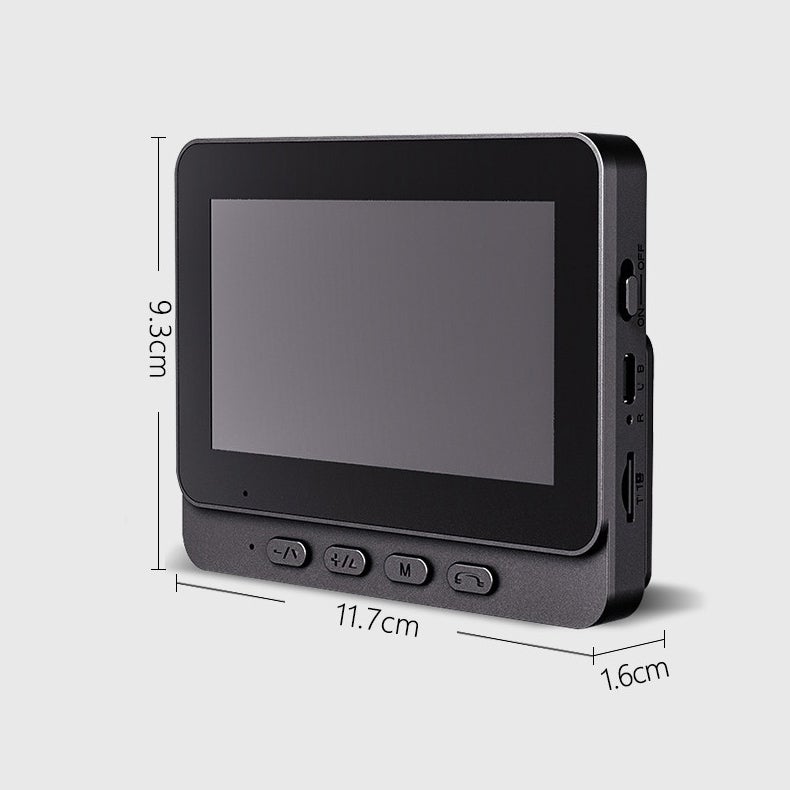 Sonnette vidéo sans fil standard, sonnette sans fil avec caméra, équipée d'un écran, sans carte - 2