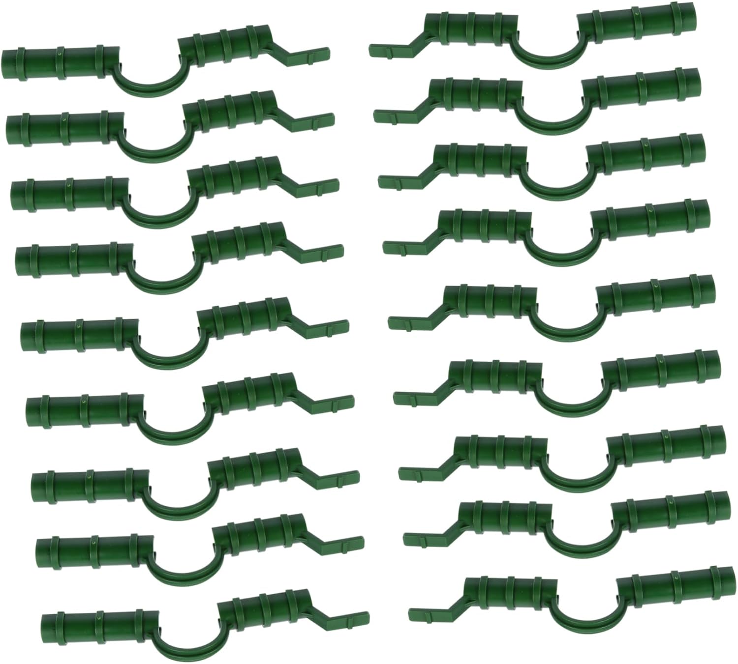 Wytrzymałe klipsy siatkowe do mocowania plandek i napinania folii do palików, 8 mm, opakowanie 50 szt Wytrzymałe plastikowe klipsy do ogrodnictwa