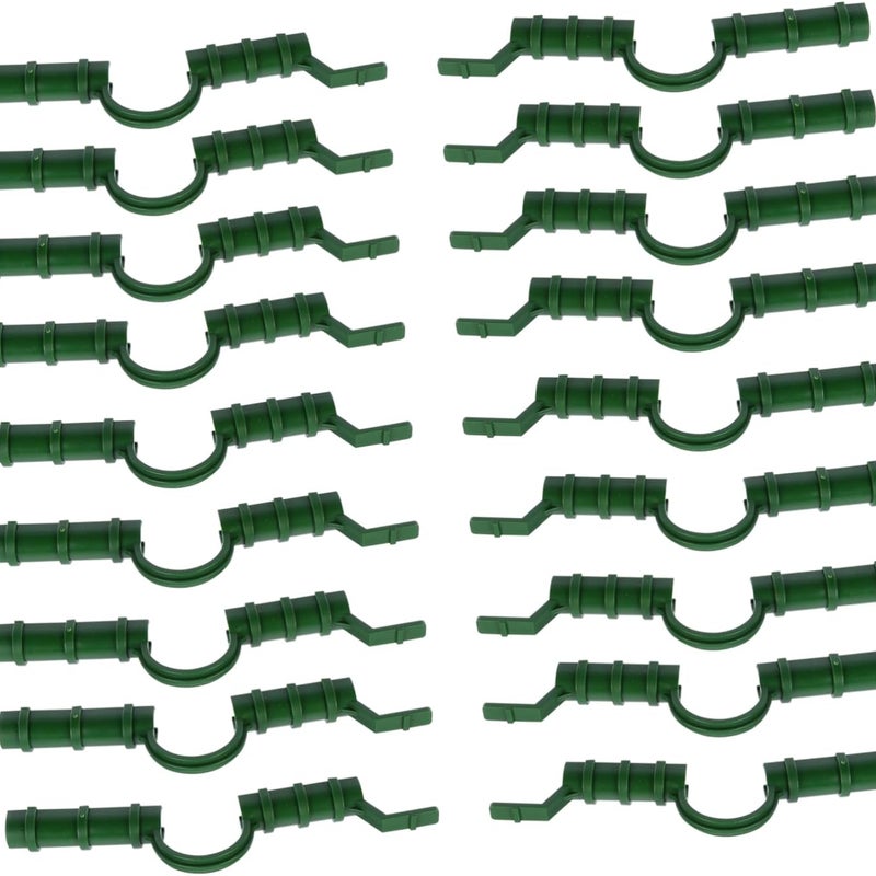 Wytrzymałe klipsy siatkowe do mocowania plandek i napinania folii do palików, 8 mm, opakowanie 50 szt Wytrzymałe plastikowe klipsy do ogrodnictwa