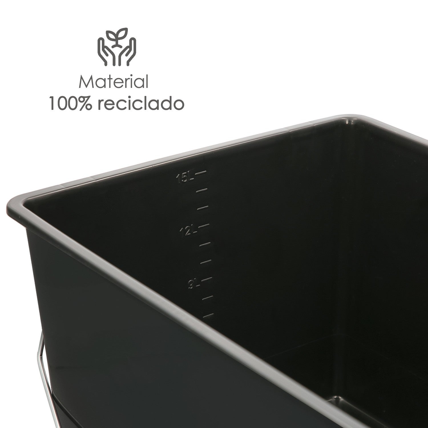 Secchio Di Vernice 15 Litri Con Griglia. Realizzato in plastica - 3