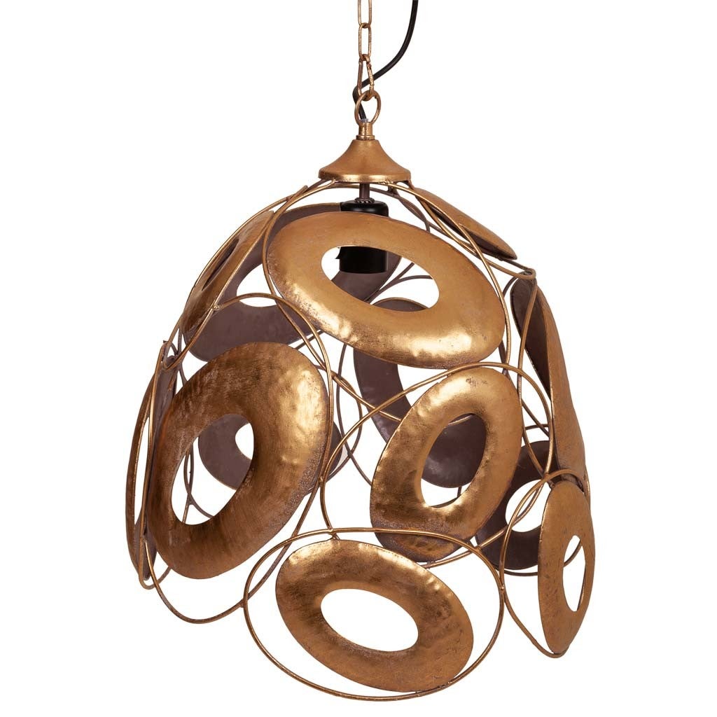 Lampe de plafond en métal doré 41x40x46.5/102h - 3