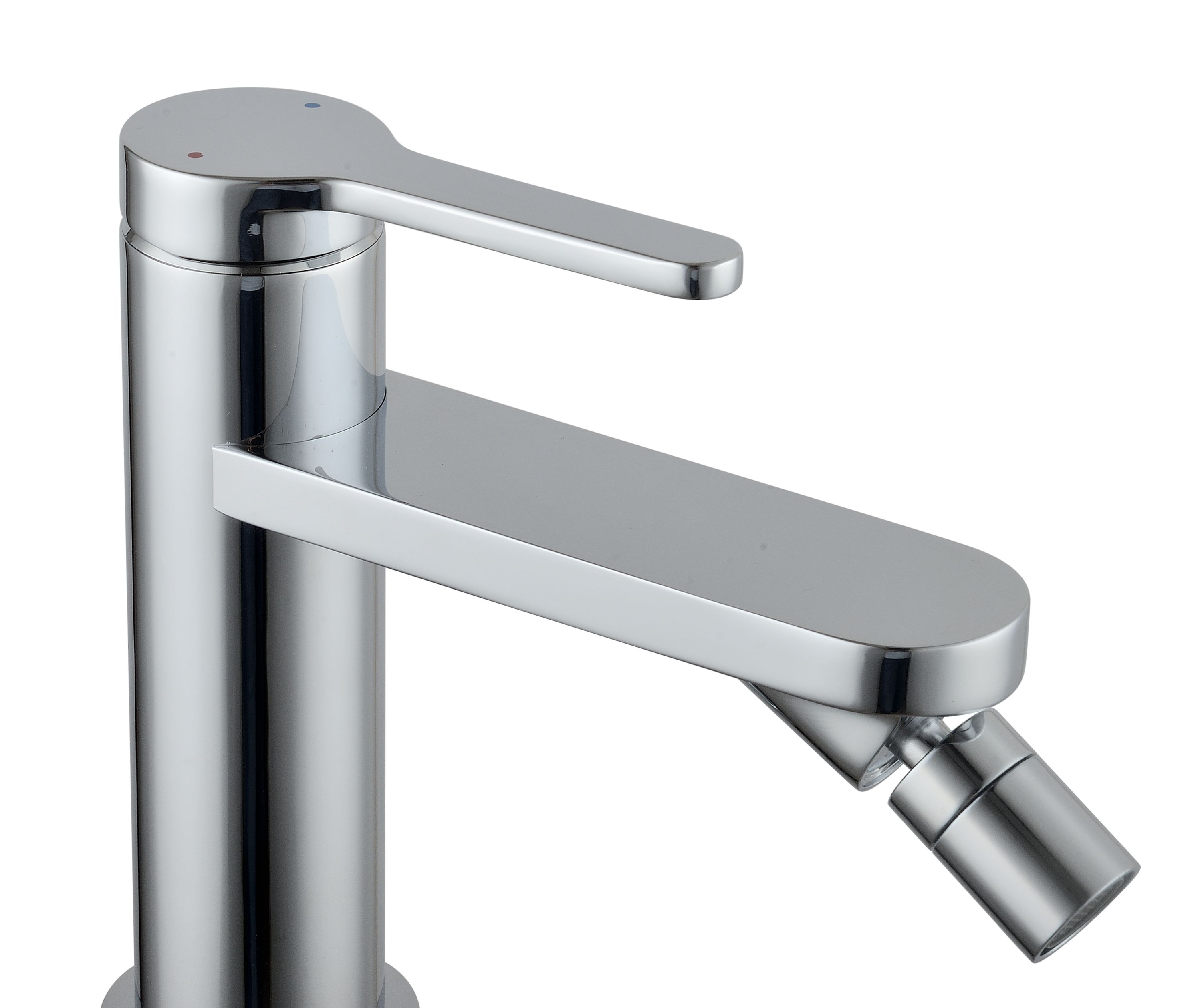 SENSEA - Robinet mitigeur de bidet en laiton - finition chromée - économie d'eau - ESSENTIAL - 9