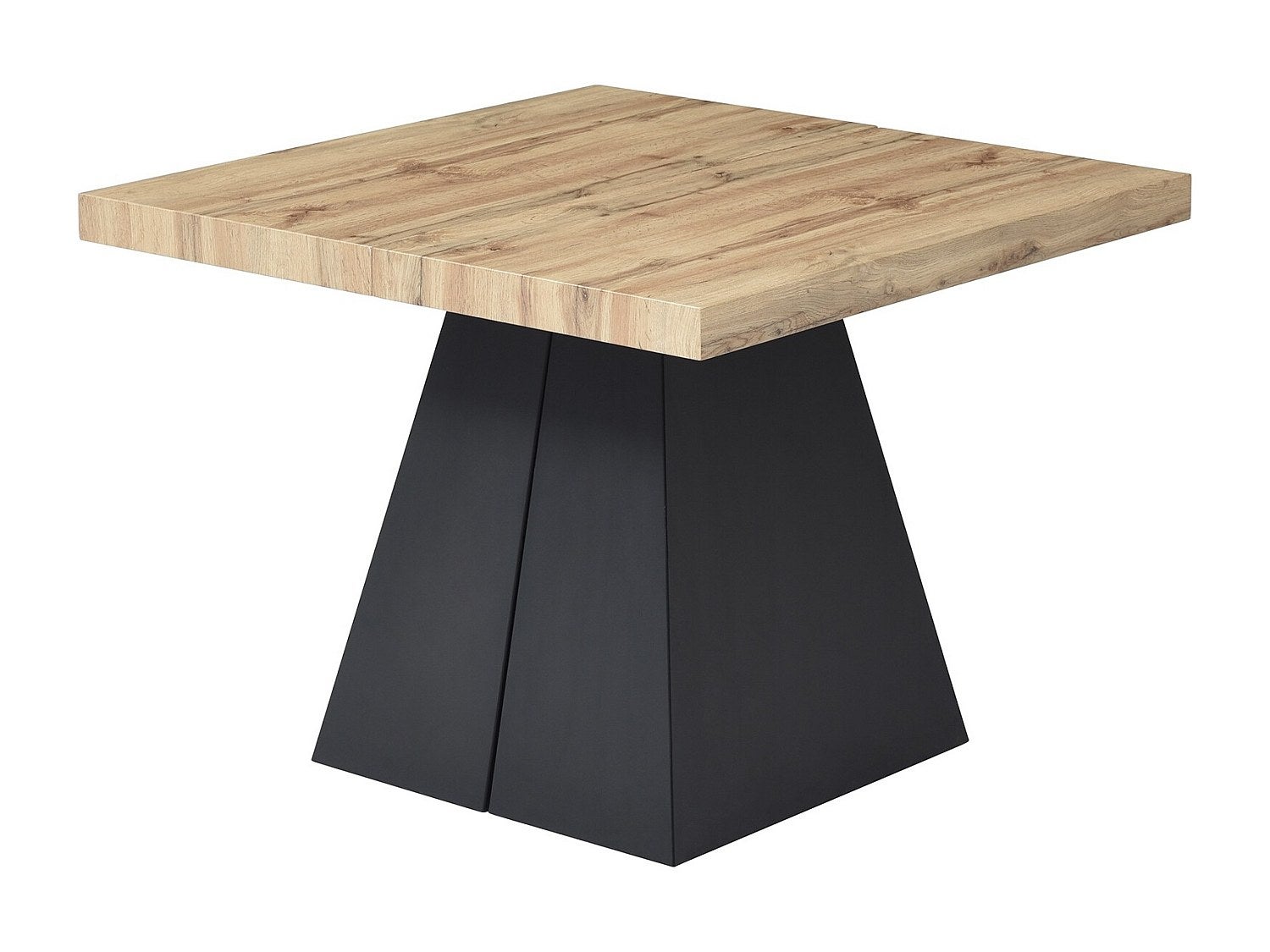 Tavolo da pranzo allungabile da 4 a 10 persone in MDF e Metallo Naturale e Nero - EMELIA - 7