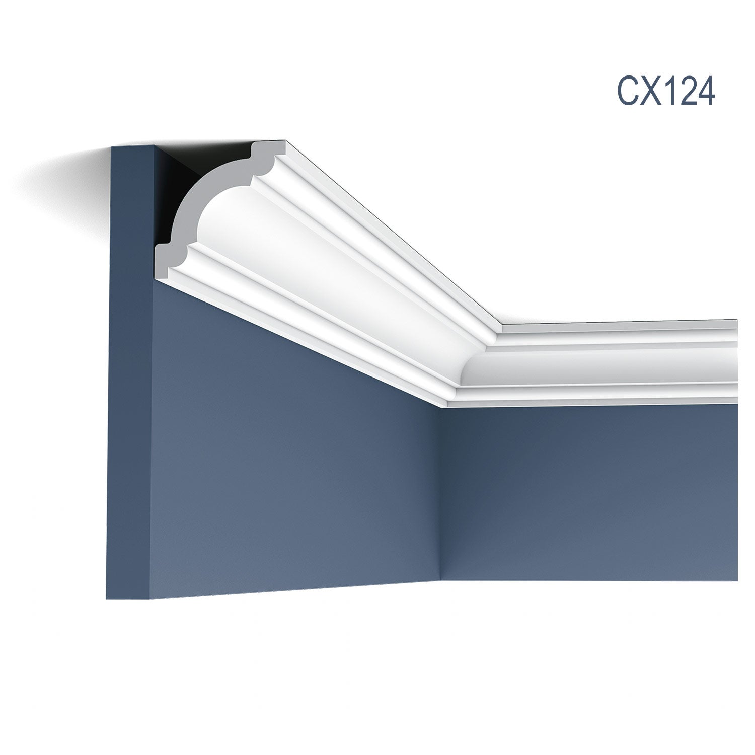 Cornisa Moldura Perfil de estuco Orac Decor CX124 AXXENT Elemento decorativo para pared y techo - 2