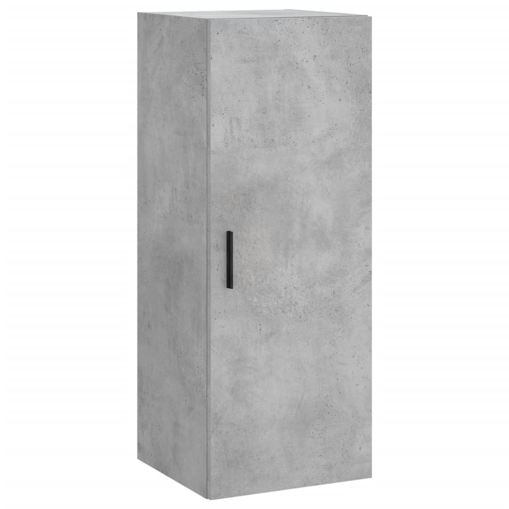 Credenza alta Grigio cemento 34,5x34x180 cm MDF - 5