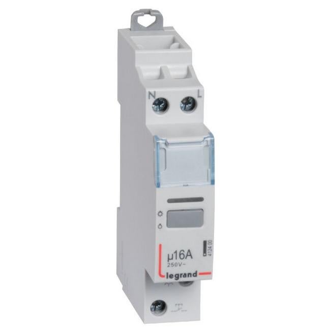Télérupteur silencieux temporisé à vis LEGRAND 412401 16A - Elec