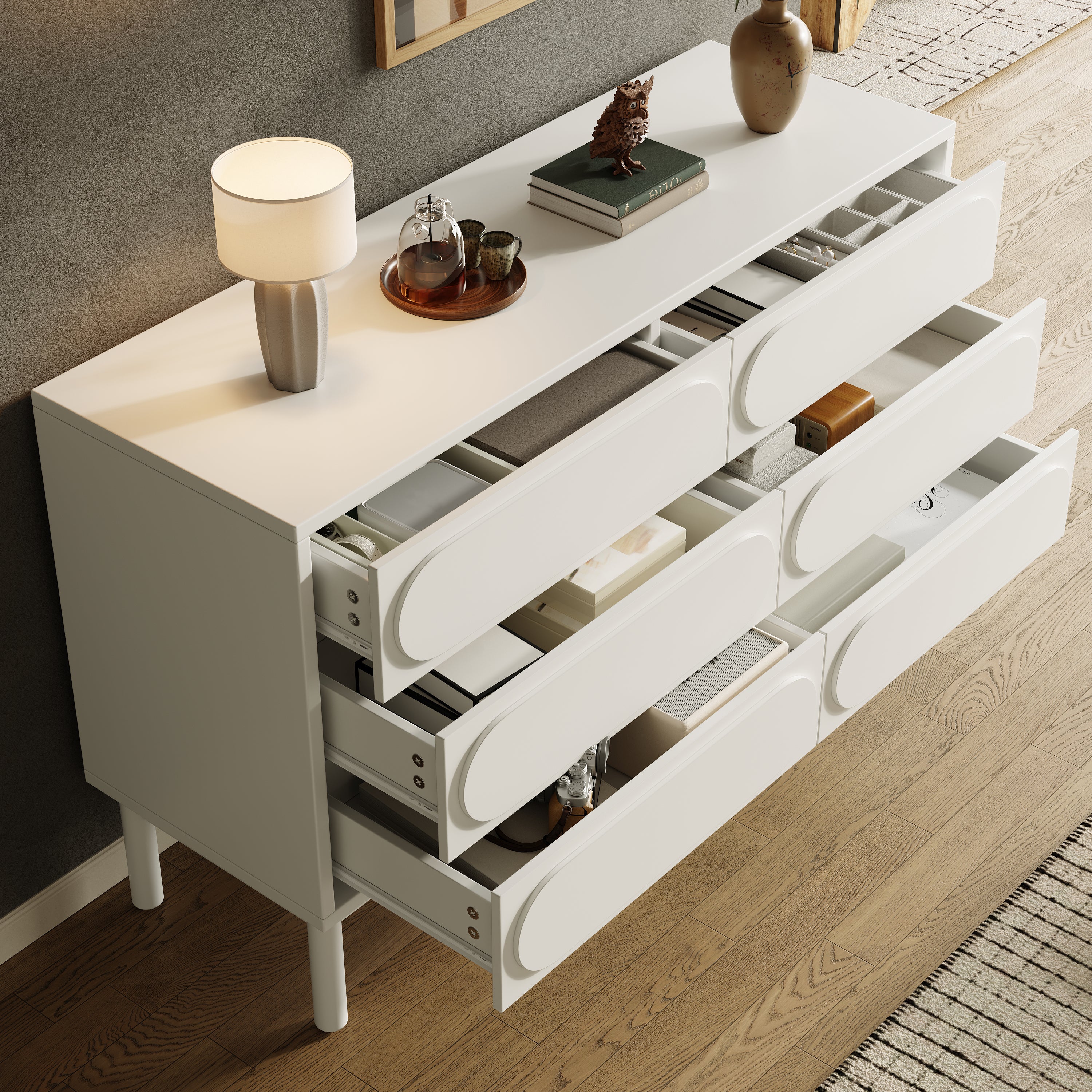 Commode Meuble De Salle Manger Blanc Simple Et Moderne Adapt La 