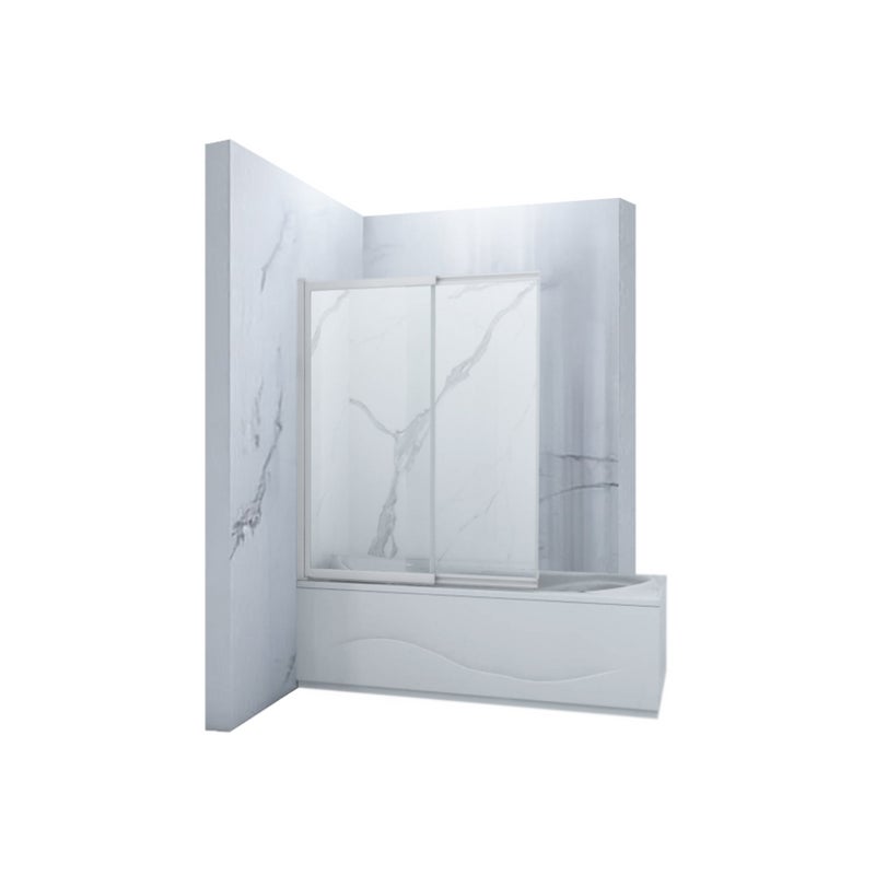 SILLA Parawan nawannowy SPENCER 2-skrzydłowy 120x150 cm Biały